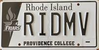 Providence College License Plate