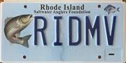 Rhode Island Saltwater Anglers Foundation License Plate