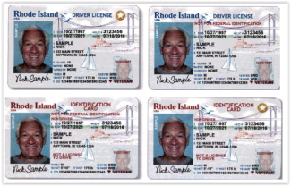 RI license examples image 1