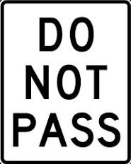 sign image - do not pass