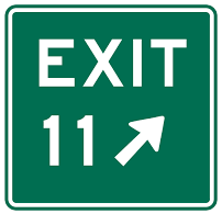 sign image - exit