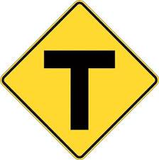 sign image - intersection