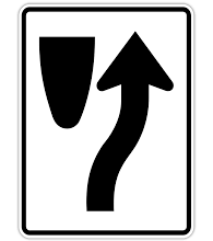 sign image - keep right