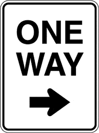 sign image - one way1
