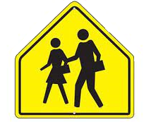 sign image - school crossing