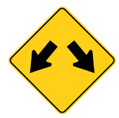 sign image - traffic island