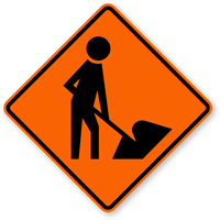 sign image - road work