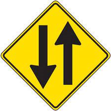 sign image - two-way traffic
